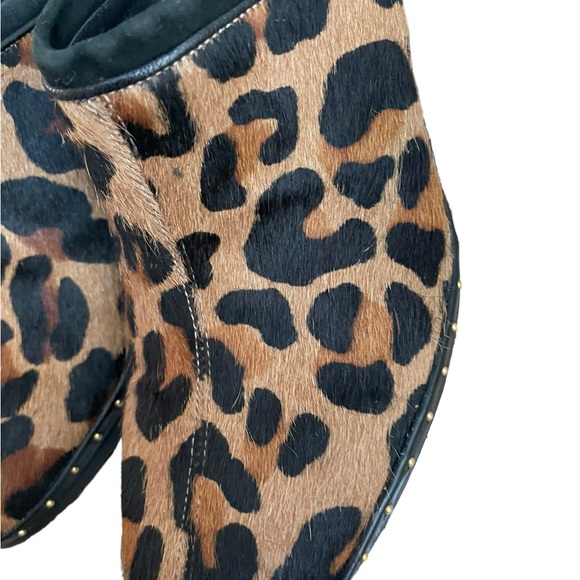 COLE HAAN Womens Annette Clog Leopard Print Heeled Size 8 - Picture 5 of 12